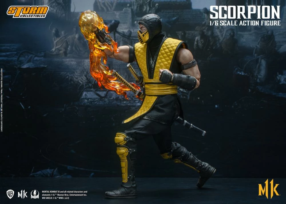 Maybang's Collectibles Others Storm Collectibles Mortal Kombat XI Scorpion 1/6 Scale 12" Collectible Figure 12 Maybang's Collectibles Others Storm Collectibles Mortal Kombat XI Scorpion 1/6 Scale 12" Collectible Figure