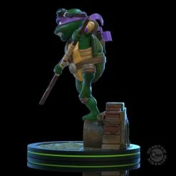 Maybang's Collectibles Quantum Mechanix (QMx) QMx TMNT Teenage Mutant Ninja Turtles Q-Fig Leonardo, Michelangelo, Donatello & Raphael Set Of 4 Figures
