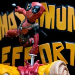 Maybang's Collectibles Qmx Deadpool Maximum Effort Q-Fig Max Diorama