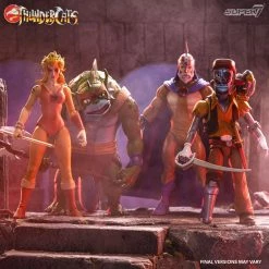 Maybang's Collectibles Super7 ThunderCats Ultimates Wave 3 Jaga, Cheetara, Slithe & Captain Cracker Set Of 4 Figures