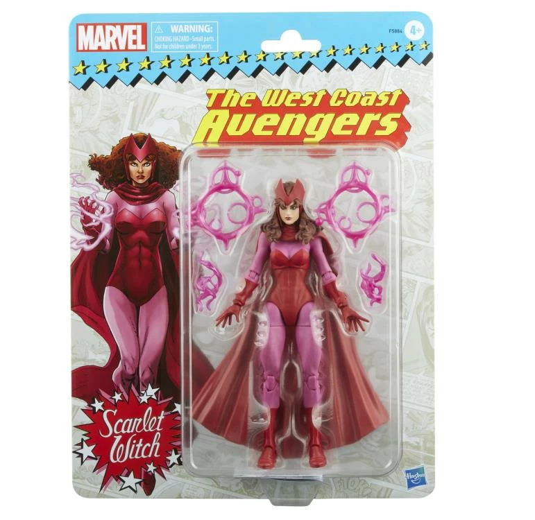 Maybang's Collectibles Hasbro Marvel Legends Retro Collection Scarlet Witch Action Figure 6 Maybang's Collectibles Hasbro Marvel Legends Retro Collection Scarlet Witch Action Figure