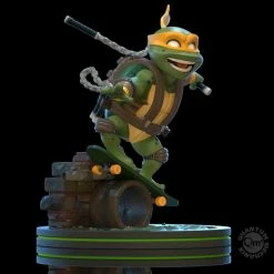 Maybang's Collectibles Quantum Mechanix (QMx) QMx TMNT Teenage Mutant Ninja Turtles Q-Fig Leonardo, Michelangelo, Donatello & Raphael Set Of 4 Figures