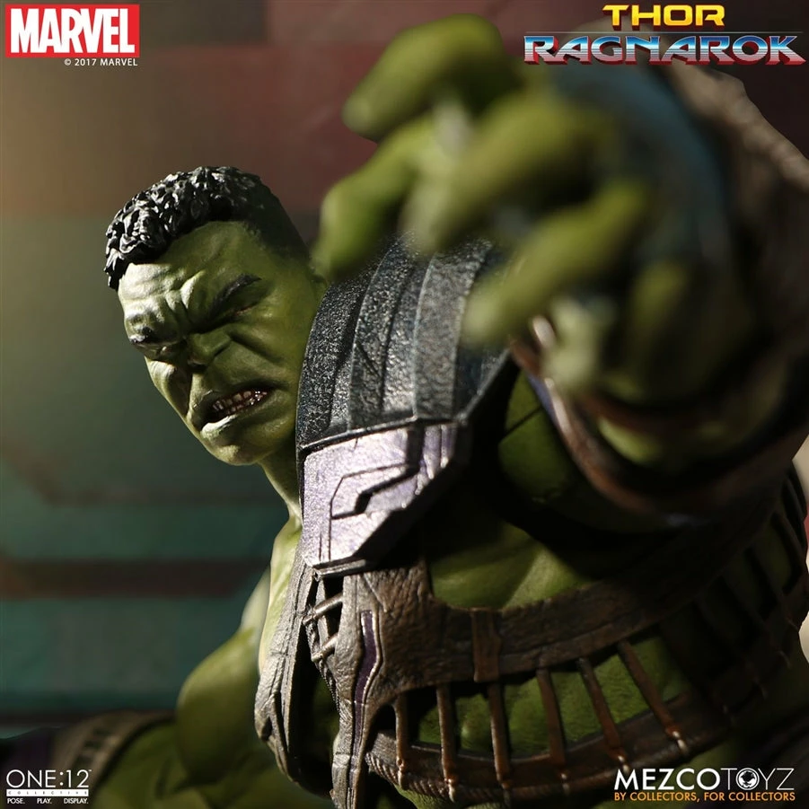 Vendor-unknown Mezco Toyz One:12 Collective Marvel Comics Thor Ragnarok Gladiator Hulk 1/12 Scale Action Figure 2 Vendor-unknown Mezco Toyz One:12 Collective Marvel Comics Thor Ragnarok Gladiator Hulk 1/12 Scale Action Figure