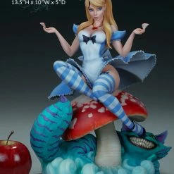 Maybang's Collectibles Sideshow Collectibles Sideshow Fairytale Fantasies Collection J Scott Campbell Collectibles Alice In Wonderland Alice Statue