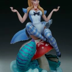 Maybang's Collectibles Sideshow Collectibles Sideshow Fairytale Fantasies Collection J Scott Campbell Collectibles Alice In Wonderland Alice Statue