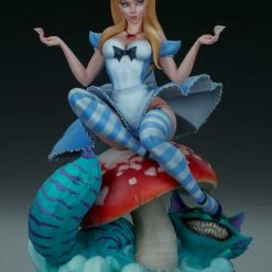 Maybang's Collectibles Sideshow Collectibles Sideshow Fairytale Fantasies Collection J Scott Campbell Collectibles Alice In Wonderland Alice Statue
