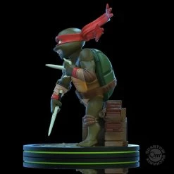 Maybang's Collectibles Quantum Mechanix (QMx) QMx TMNT Teenage Mutant Ninja Turtles Q-Fig Leonardo, Michelangelo, Donatello & Raphael Set Of 4 Figures