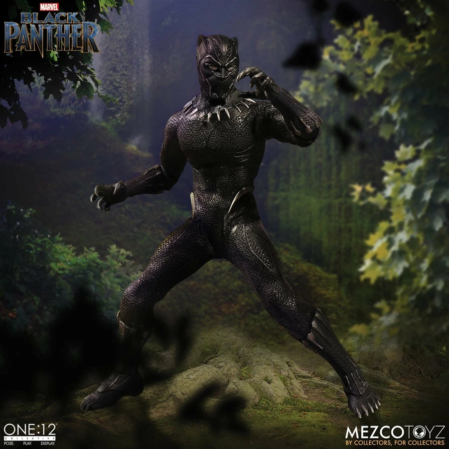 Vendor-unknown Mezco Toyz One:12 Collective Marvel Comics Black Panther 1/12 Scale 6" Action Figure 6 Vendor-unknown Mezco Toyz One:12 Collective Marvel Comics Black Panther 1/12 Scale 6" Action Figure