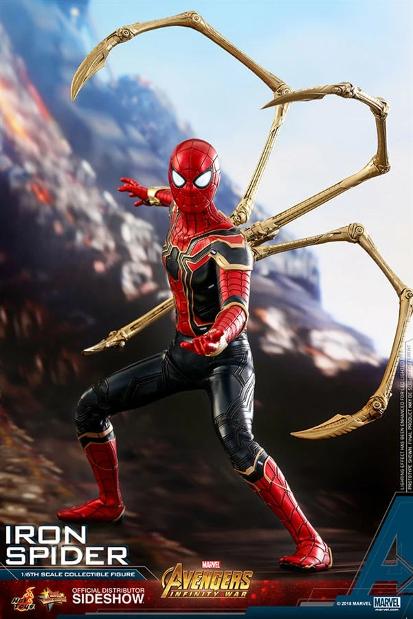 Vendor-unknown Hot Toys Marvel Avengers Infinity War Spider-Man Iron Spider Suit 1/6 Scale 12" Action Figure 2 Vendor-unknown Hot Toys Marvel Avengers Infinity War Spider-Man Iron Spider Suit 1/6 Scale 12" Action Figure