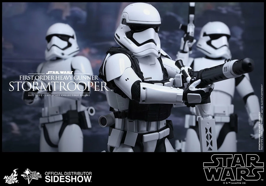 Vendor-unknown Hot Toys Star Wars Episode VII The Force Awakens First Order Heavy Gunner Stormtrooper 1/6 Scale 12" Figure 3 Vendor-unknown Hot Toys Star Wars Episode VII The Force Awakens First Order Heavy Gunner Stormtrooper 1/6 Scale 12" Figure