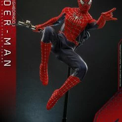 Maybang's Collectibles Hot Toys Marvel Comics Spider-Man No Way Home Friendly Neighborhood Spider-Man (Toby Maguire) 1/6 Scale 12