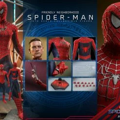 Maybang's Collectibles Hot Toys Marvel Comics Spider-Man No Way Home Friendly Neighborhood Spider-Man (Toby Maguire) 1/6 Scale 12