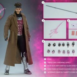 Maybang's Collectibles Sideshow Marvel Comics X-Men Gambit Deluxe 1/6 Scale 12