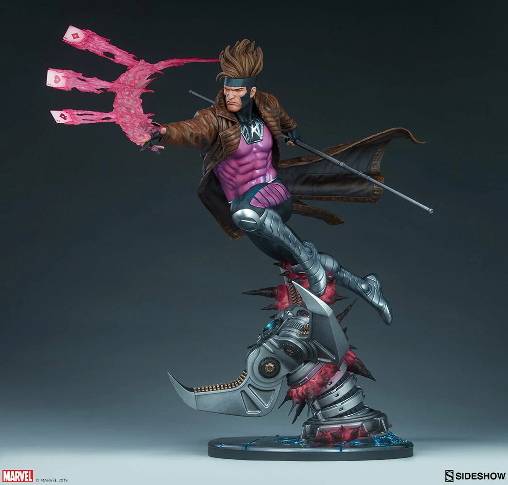 Maybang's Collectibles Sideshow Marvel Comics X-Men Gambit Maquette Statue Sideshow Collectibles 5 Maybang's Collectibles Sideshow Marvel Comics X-Men Gambit Maquette Statue Sideshow Collectibles