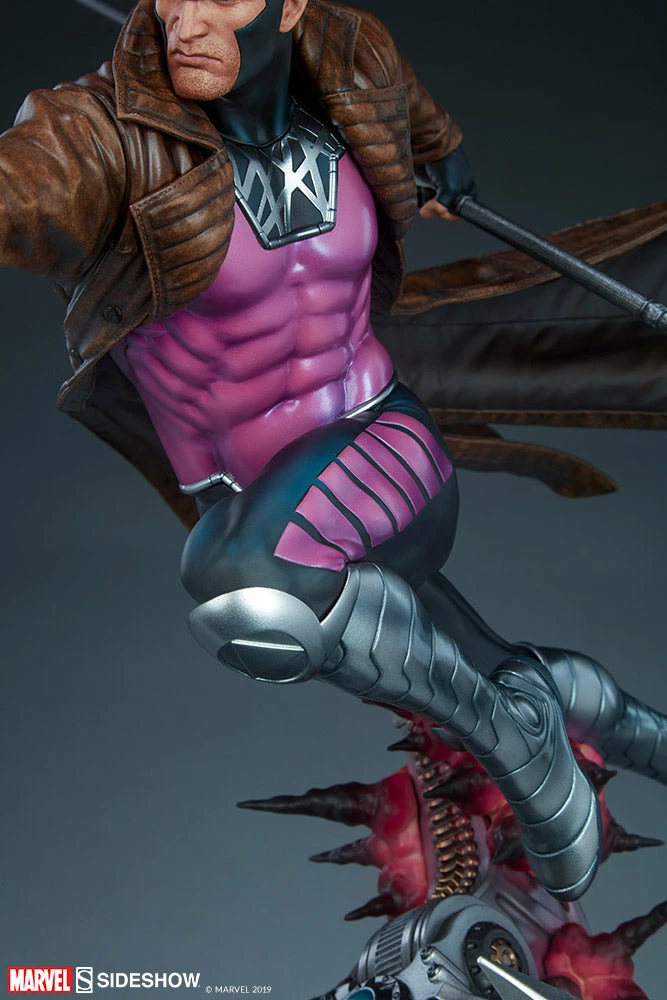 Maybang's Collectibles Sideshow Marvel Comics X-Men Gambit Maquette Statue Sideshow Collectibles 13 Maybang's Collectibles Sideshow Marvel Comics X-Men Gambit Maquette Statue Sideshow Collectibles