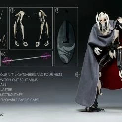 Maybang's Collectibles Sideshow Collectibles Sideshow Star Wars General Grievous 1/6 Scale Collectible Action Figure