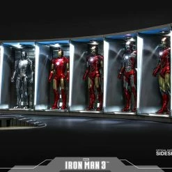 Maybang's Collectibles Hot Toys Marvel Iron Man 1/6 Scale Diorama Accessory Hall Of Armor Set Of 7 7 Maybang's Collectibles Hot Toys Marvel Iron Man 1/6 Scale Diorama Accessory Hall Of Armor Set Of 7