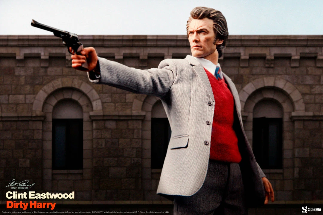 Maybang's Collectibles Sideshow Dirty Harry Harry Callahan Clint Eastwood Legacy Collection 1/6 Scale 12" Collectible Figure Sideshow Collectibles 4 Maybang's Collectibles Sideshow Dirty Harry Harry Callahan Clint Eastwood Legacy Collection 1/6 Scale 12" Collectible Figure Sideshow Collectibles
