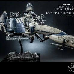 Maybang's Collectibles Hot Toys Star Wars: The Clone Wars Heavy Weapons Clone Trooper And BARC Speeder With Sidecar
