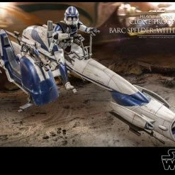 Maybang's Collectibles Hot Toys Star Wars: The Clone Wars Heavy Weapons Clone Trooper And BARC Speeder With Sidecar