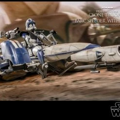 Maybang's Collectibles Hot Toys Star Wars: The Clone Wars Heavy Weapons Clone Trooper And BARC Speeder With Sidecar