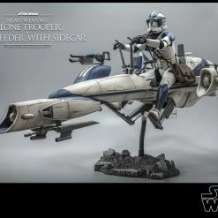Maybang's Collectibles Hot Toys Star Wars: The Clone Wars Heavy Weapons Clone Trooper And BARC Speeder With Sidecar