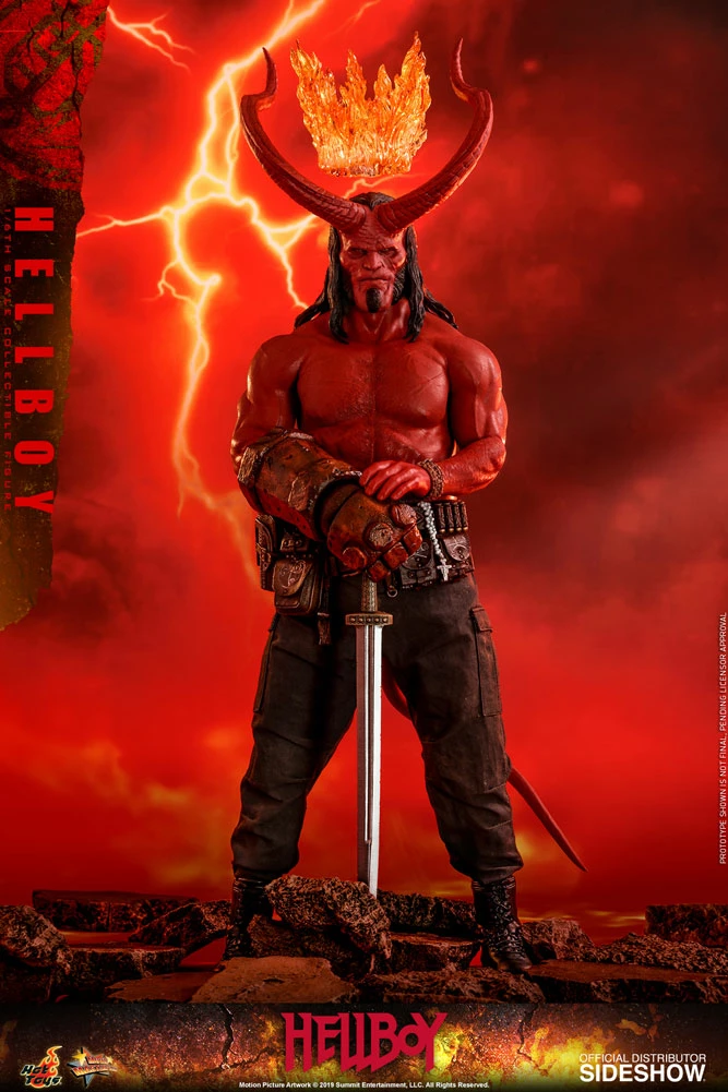 Maybang's Collectibles Hot Toys Hellboy 2019 Hellboy 1/6 Scale Collectible Figure 2 Maybang's Collectibles Hot Toys Hellboy 2019 Hellboy 1/6 Scale Collectible Figure