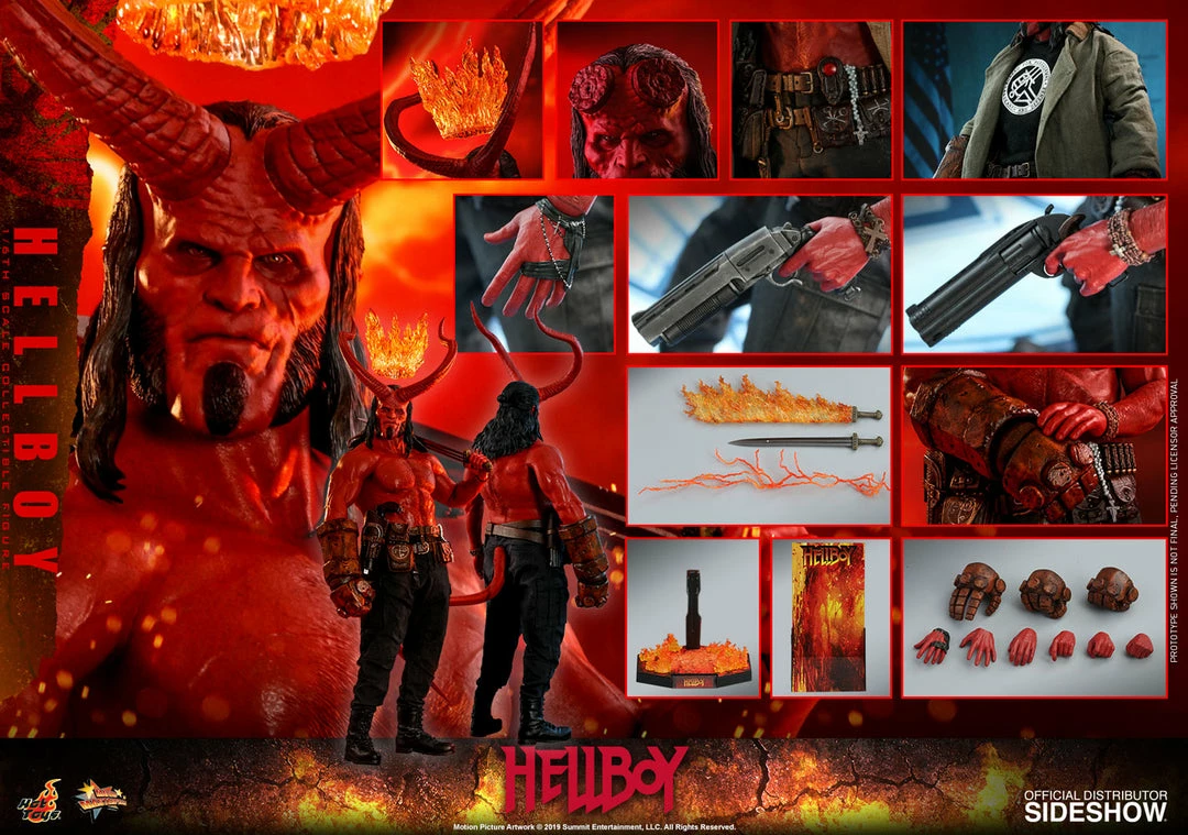 Maybang's Collectibles Hot Toys Hellboy 2019 Hellboy 1/6 Scale Collectible Figure 23 Maybang's Collectibles Hot Toys Hellboy 2019 Hellboy 1/6 Scale Collectible Figure