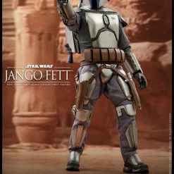 Maybang's Collectibles Hot Toys Star Wars Episode II: Attack Of The Clones Jango Fett 1/6 Scale 12" Collectible Figure
