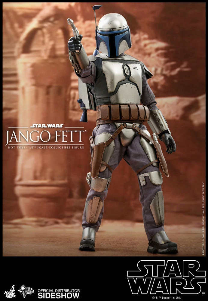 Maybang's Collectibles Hot Toys Star Wars Episode II: Attack Of The Clones Jango Fett 1/6 Scale 12" Collectible Figure 1 Maybang's Collectibles Hot Toys Star Wars Episode II: Attack Of The Clones Jango Fett 1/6 Scale 12" Collectible Figure