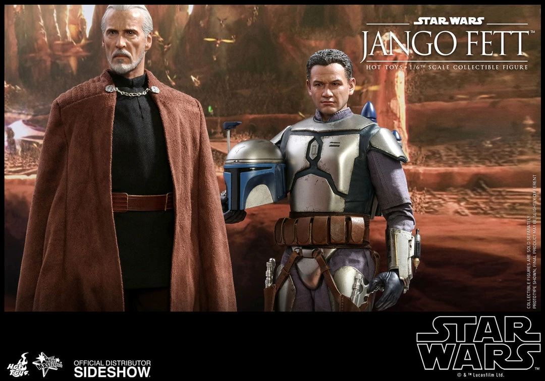 Maybang's Collectibles Hot Toys Star Wars Episode II: Attack Of The Clones Jango Fett 1/6 Scale 12" Collectible Figure 13 Maybang's Collectibles Hot Toys Star Wars Episode II: Attack Of The Clones Jango Fett 1/6 Scale 12" Collectible Figure