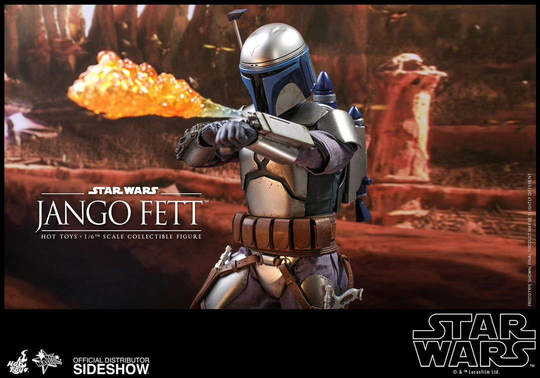 Maybang's Collectibles Hot Toys Star Wars Episode II: Attack Of The Clones Jango Fett 1/6 Scale 12" Collectible Figure 18 Maybang's Collectibles Hot Toys Star Wars Episode II: Attack Of The Clones Jango Fett 1/6 Scale 12" Collectible Figure