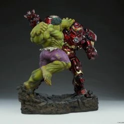 Maybang's Collectibles Sideshow Marvel Comcis Hulk Vs Hulkbuster Maquette Statue Sideshow Collectibles
