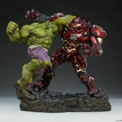 Maybang's Collectibles Sideshow Marvel Comcis Hulk Vs Hulkbuster Maquette Statue Sideshow Collectibles