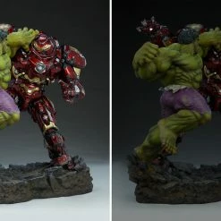 Maybang's Collectibles Sideshow Marvel Comcis Hulk Vs Hulkbuster Maquette Statue Sideshow Collectibles