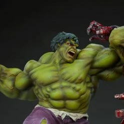 Maybang's Collectibles Sideshow Marvel Comcis Hulk Vs Hulkbuster Maquette Statue Sideshow Collectibles