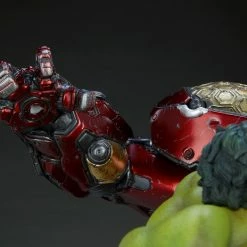 Maybang's Collectibles Sideshow Marvel Comcis Hulk Vs Hulkbuster Maquette Statue Sideshow Collectibles
