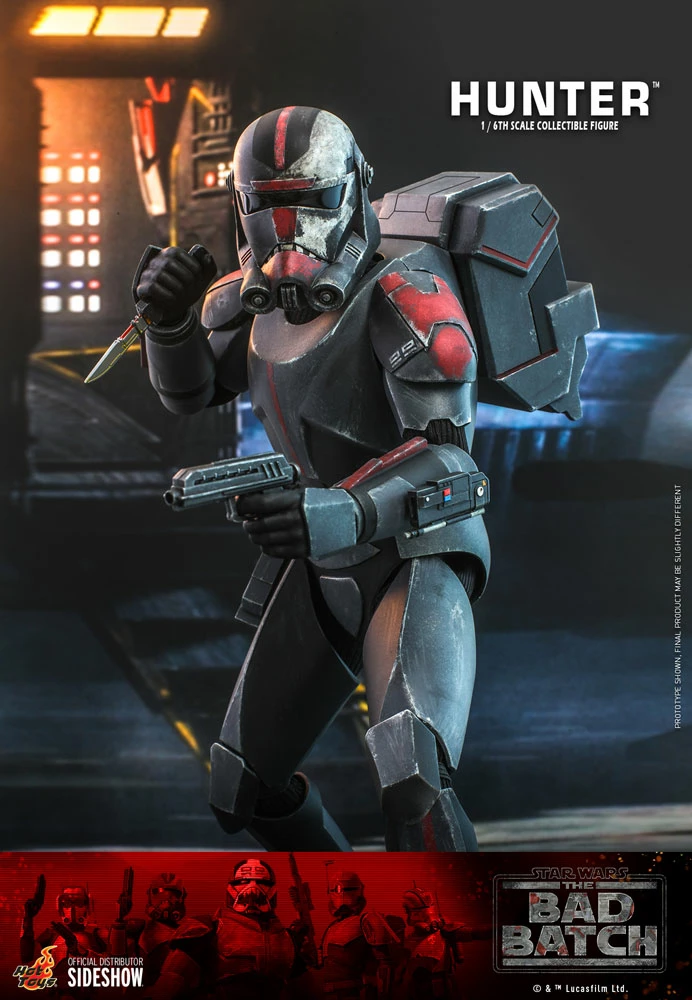 Maybang's Collectibles Hot Toys Star Wars The Bad Batch - Television Masterpiece Series Hunter 1/6 Scale Collectible Figure 11 Maybang's Collectibles Hot Toys Star Wars The Bad Batch - Television Masterpiece Series Hunter 1/6 Scale Collectible Figure