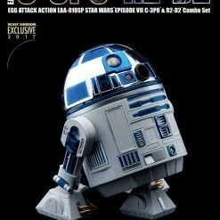 Maybang's Collectibles Beast Kingdom Star Wars Exclusive C-3PO & R2-D2 Chrome Figure Set