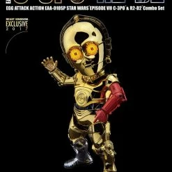 Maybang's Collectibles Beast Kingdom Star Wars Exclusive C-3PO & R2-D2 Chrome Figure Set