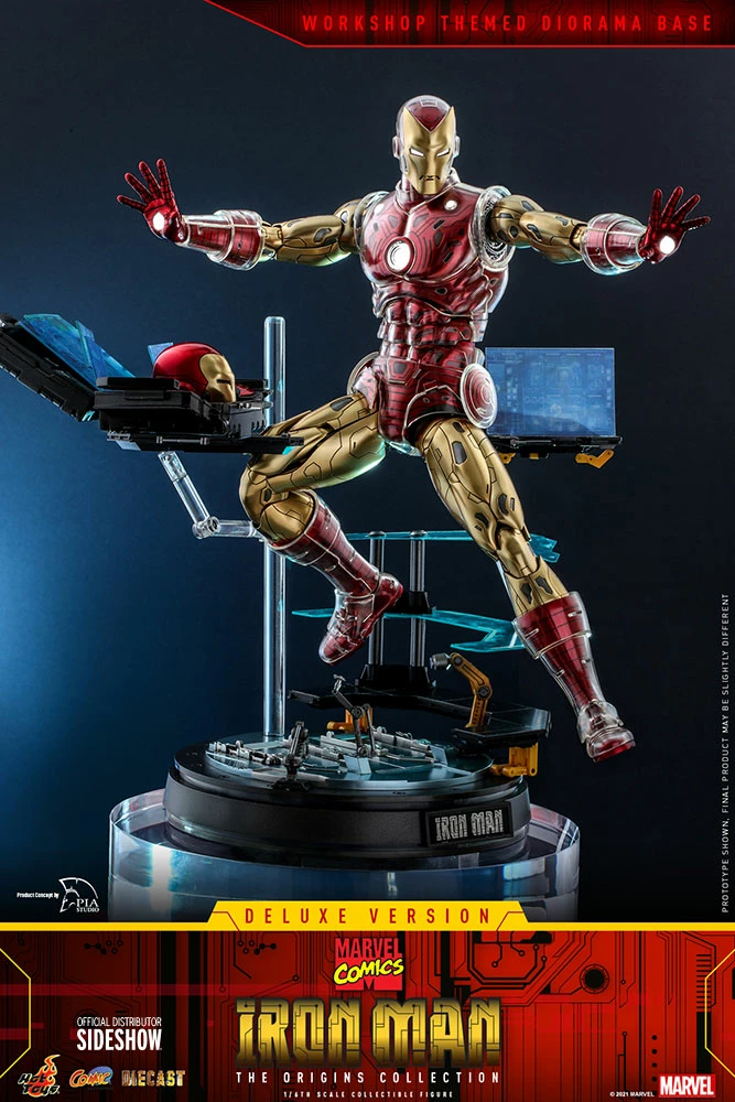 Maybang's Collectibles Hot Toys Marvel Comics The Origins Collection - Comics Masterpiece Series Diecast Iron Man (Delxue) 1/6 Scale Collectible Figure 4 Maybang's Collectibles Hot Toys Marvel Comics The Origins Collection - Comics Masterpiece Series Diecast Iron Man (Delxue) 1/6 Scale Collectible Figure
