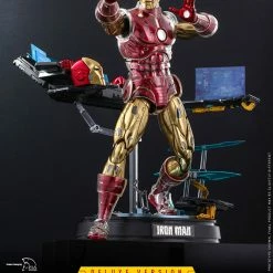 Maybang's Collectibles Hot Toys Marvel Comics The Origins Collection - Comics Masterpiece Series Diecast Iron Man (Delxue) 1/6 Scale Collectible Figure 25 Maybang's Collectibles Hot Toys Marvel Comics The Origins Collection - Comics Masterpiece Series Diecast Iron Man (Delxue) 1/6 Scale Collectible Figure