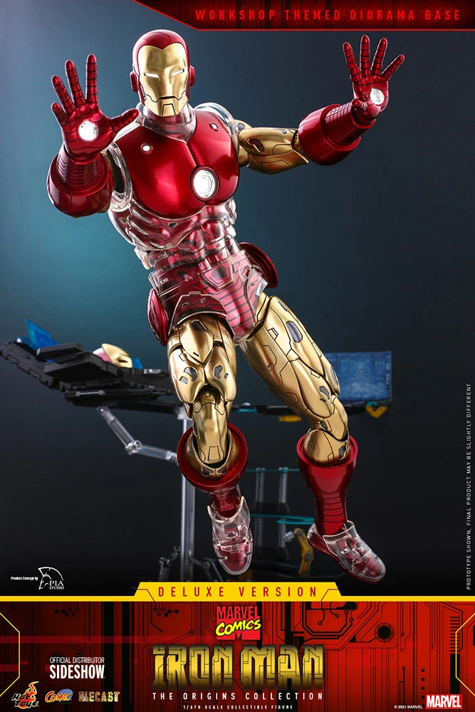 Maybang's Collectibles Hot Toys Marvel Comics The Origins Collection - Comics Masterpiece Series Diecast Iron Man (Delxue) 1/6 Scale Collectible Figure 7 Maybang's Collectibles Hot Toys Marvel Comics The Origins Collection - Comics Masterpiece Series Diecast Iron Man (Delxue) 1/6 Scale Collectible Figure