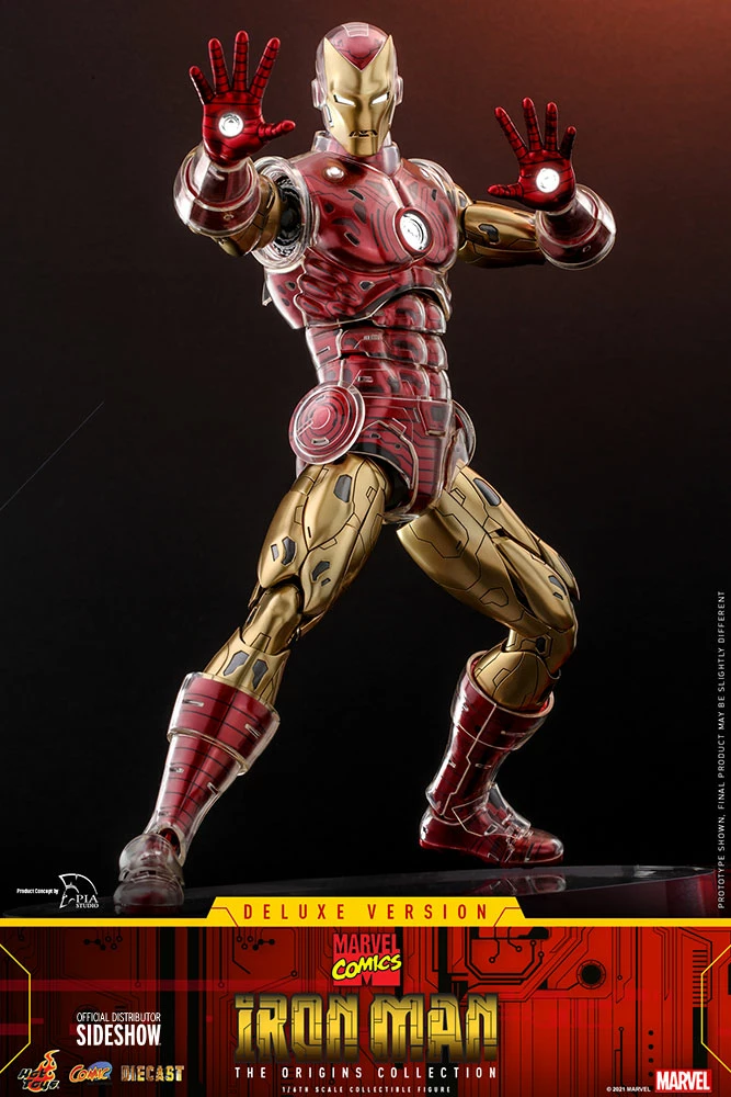 Maybang's Collectibles Hot Toys Marvel Comics The Origins Collection - Comics Masterpiece Series Diecast Iron Man (Delxue) 1/6 Scale Collectible Figure 12 Maybang's Collectibles Hot Toys Marvel Comics The Origins Collection - Comics Masterpiece Series Diecast Iron Man (Delxue) 1/6 Scale Collectible Figure