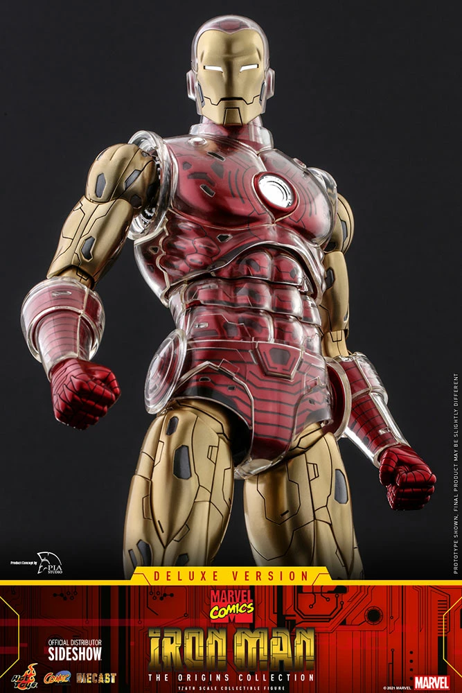Maybang's Collectibles Hot Toys Marvel Comics The Origins Collection - Comics Masterpiece Series Diecast Iron Man (Delxue) 1/6 Scale Collectible Figure 16 Maybang's Collectibles Hot Toys Marvel Comics The Origins Collection - Comics Masterpiece Series Diecast Iron Man (Delxue) 1/6 Scale Collectible Figure
