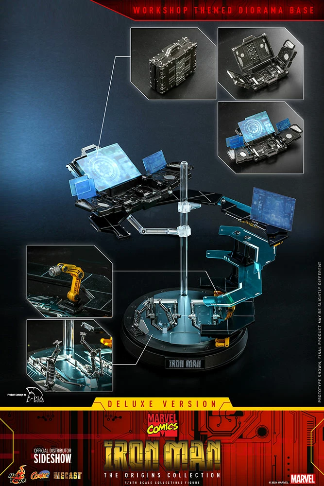 Maybang's Collectibles Hot Toys Marvel Comics The Origins Collection - Comics Masterpiece Series Diecast Iron Man (Delxue) 1/6 Scale Collectible Figure 19 Maybang's Collectibles Hot Toys Marvel Comics The Origins Collection - Comics Masterpiece Series Diecast Iron Man (Delxue) 1/6 Scale Collectible Figure