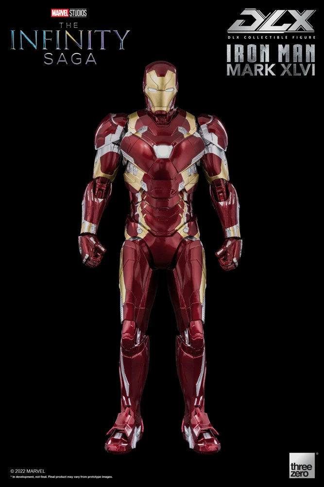 Maybang's Collectibles Threezero Marvel Infinity Saga Captain America: Civil War Iron Man Mark 46 DLX 1/12 Scale Die-Cast Action Figure 3 Maybang's Collectibles Threezero Marvel Infinity Saga Captain America: Civil War Iron Man Mark 46 DLX 1/12 Scale Die-Cast Action Figure