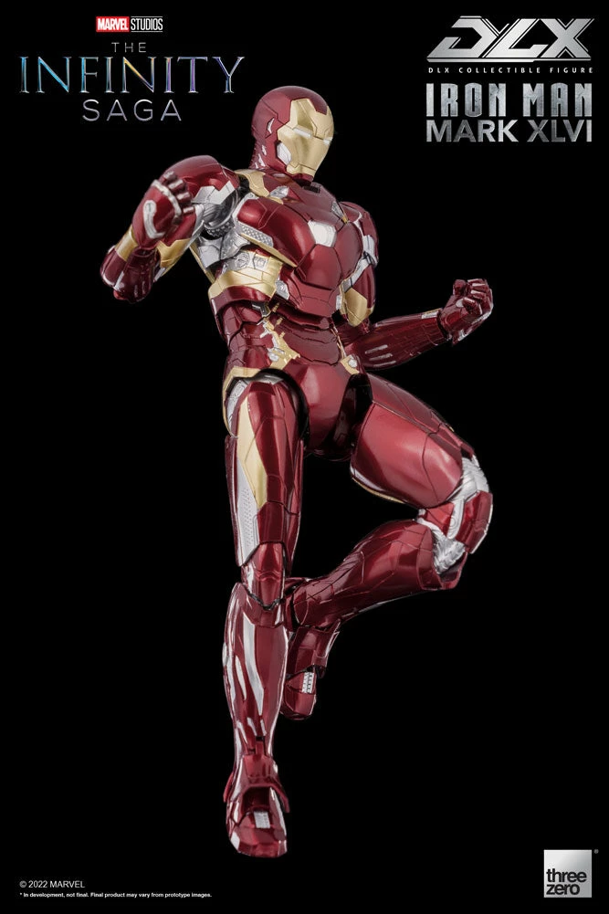 Maybang's Collectibles Threezero Marvel Infinity Saga Captain America: Civil War Iron Man Mark 46 DLX 1/12 Scale Die-Cast Action Figure 1 Maybang's Collectibles Threezero Marvel Infinity Saga Captain America: Civil War Iron Man Mark 46 DLX 1/12 Scale Die-Cast Action Figure