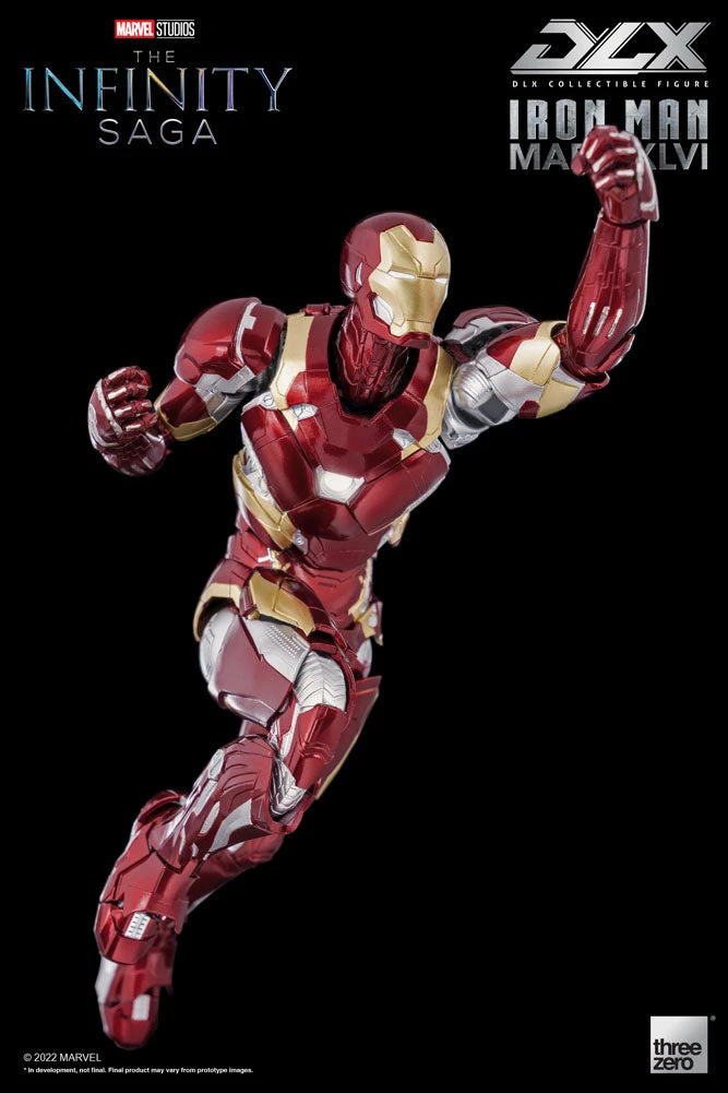 Maybang's Collectibles Threezero Marvel Infinity Saga Captain America: Civil War Iron Man Mark 46 DLX 1/12 Scale Die-Cast Action Figure 11 Maybang's Collectibles Threezero Marvel Infinity Saga Captain America: Civil War Iron Man Mark 46 DLX 1/12 Scale Die-Cast Action Figure