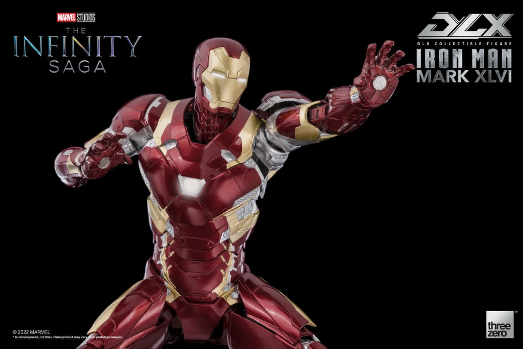 Maybang's Collectibles Threezero Marvel Infinity Saga Captain America: Civil War Iron Man Mark 46 DLX 1/12 Scale Die-Cast Action Figure 22 Maybang's Collectibles Threezero Marvel Infinity Saga Captain America: Civil War Iron Man Mark 46 DLX 1/12 Scale Die-Cast Action Figure